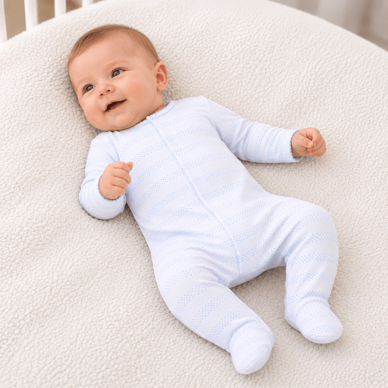 Baby of Mine Footie - Light Blue