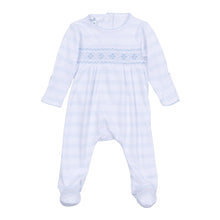  Baby of Mine Smocked Footie - Light Blue - Magnolia BabyFootie