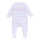 Baby of Mine Smocked Footie - Pink - Magnolia BabyFootie