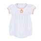 Magnolia Baby_Baby Pumpkin Hand-Embroidered Ruffle Short Sleeve Bubble_2