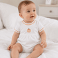 Magnolia Baby_Baby Pumpkin Hand-Embroidered Short Sleeve Boy Bubble_1