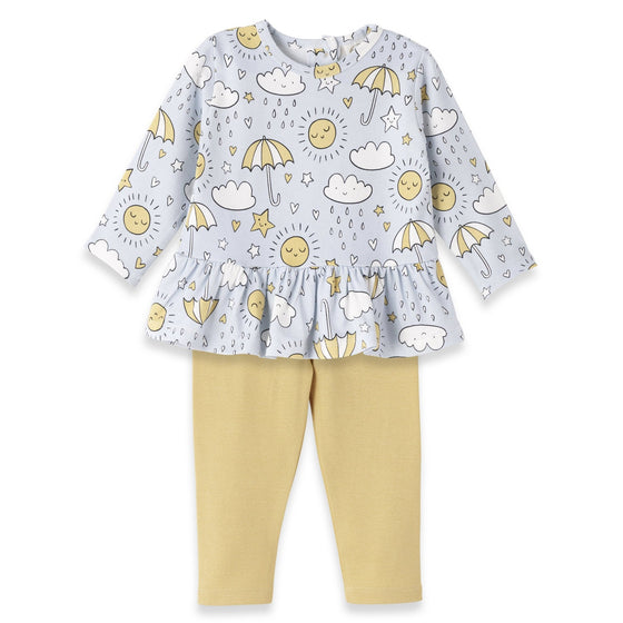 Baby Showers Bamboo Top & Leggings - Magnolia BabyPant Set