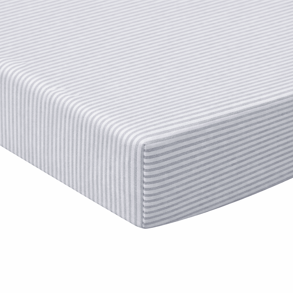 Baby Stripes Crib Sheet - Grey - Magnolia BabyCrib Sheets