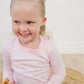 Baby Stripes Pink Long Pajamas - Magnolia BabyLong Pajamas