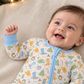Cowboy Christmas Zip Playsuit - Sky