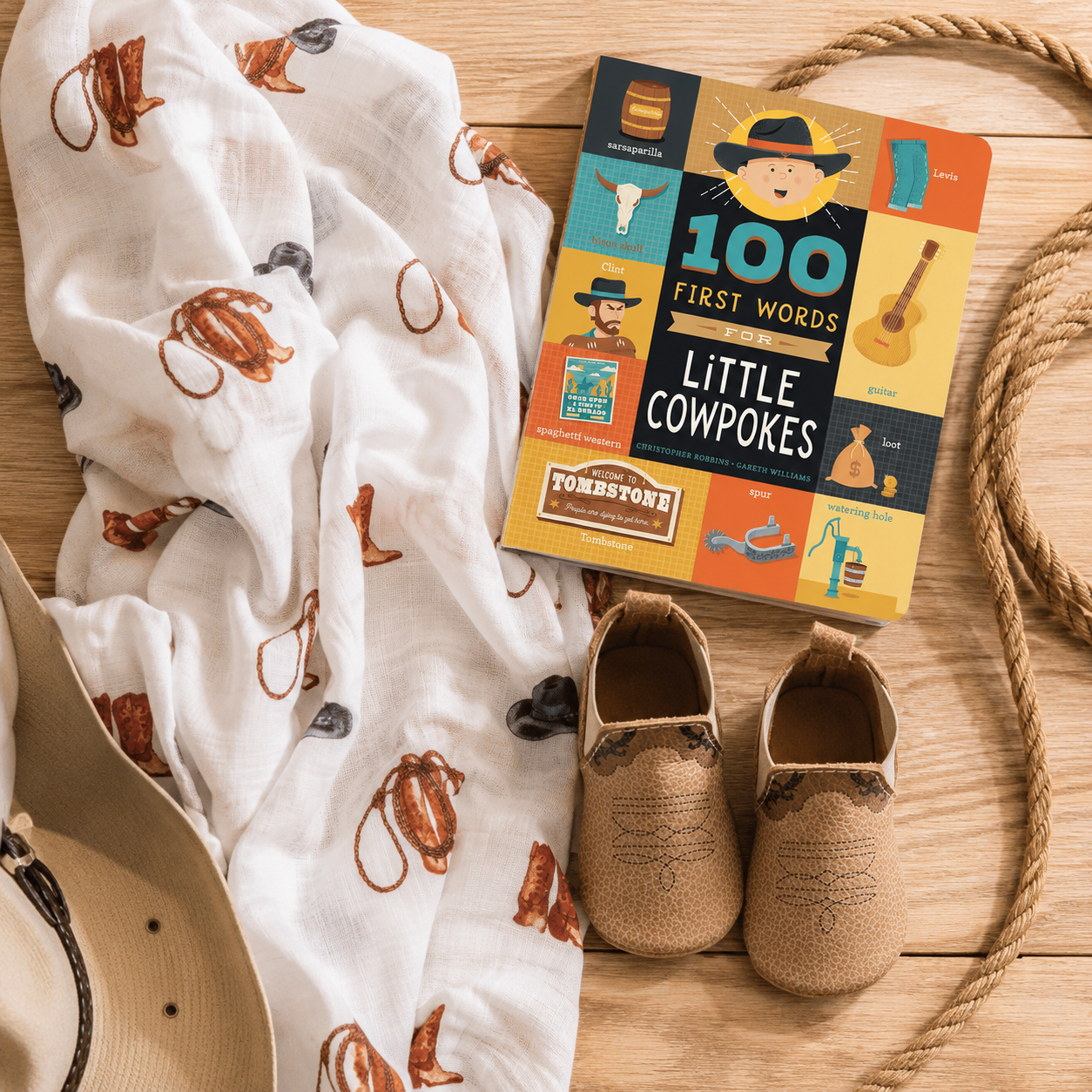 First Cowboy Boots Gift Set