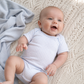 Peek-A-Boo Wishes Lap Bodysuit - Light Blue