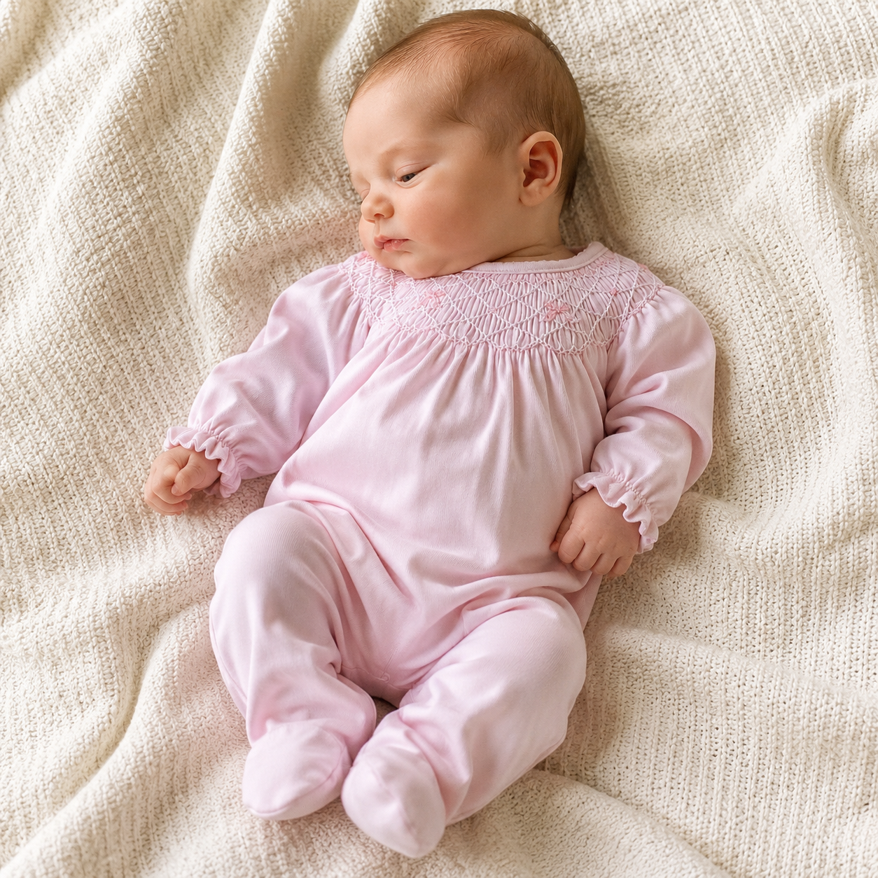 Amelia's Classics Solid Bishop Footie