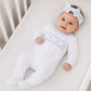 Dreamy Hydrangeas Smocked Footie