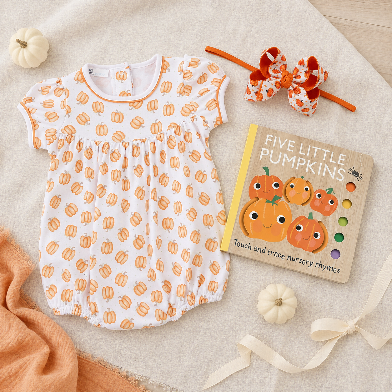 Baby Girl Halloween Bubble Gift Set - Baby Pumpkin