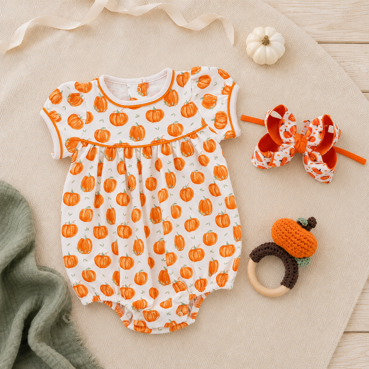 Baby Girl Halloween Bubble Gift Set - Pumpkin Grove