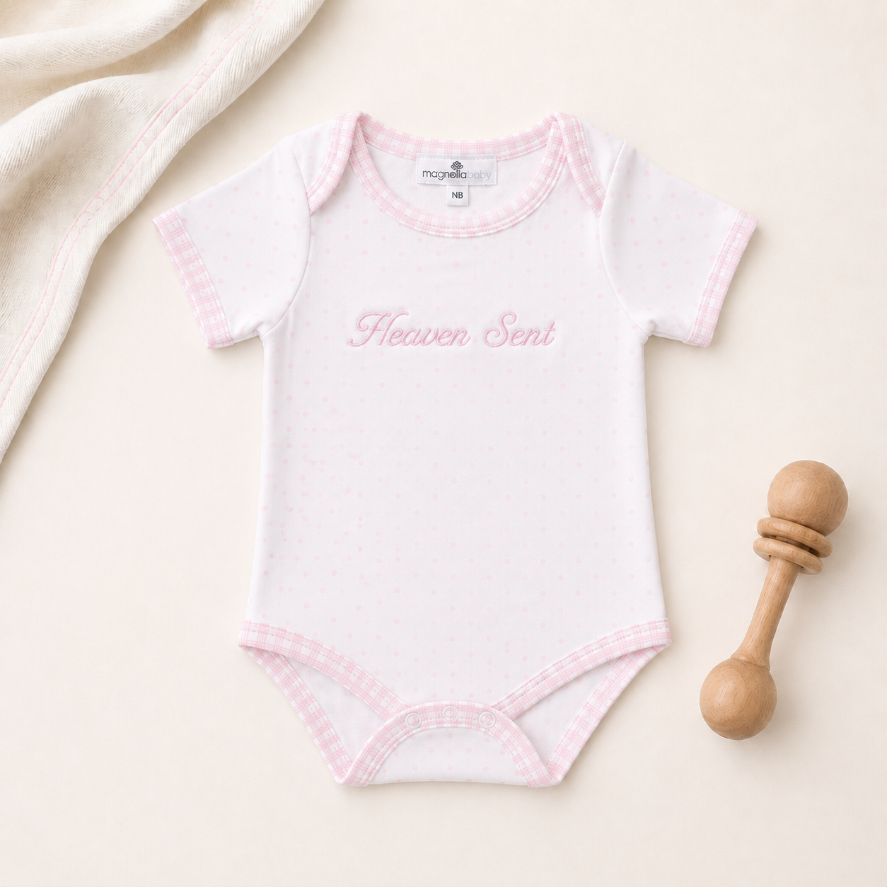 Heaven Sent Bodysuit - Pink