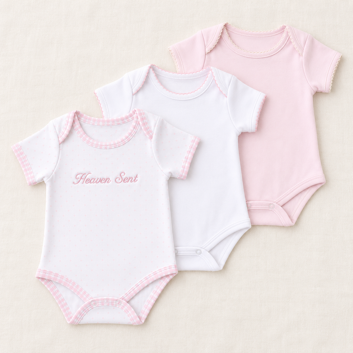 Baby Girl Heaven Sent Bodysuit Gift Set