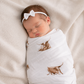 Longhorn Swaddle Blanket