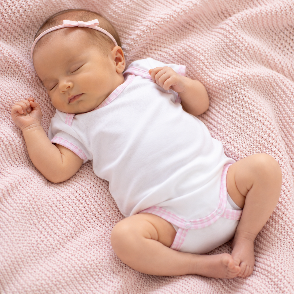 New Beginnings Short Sleeve Bodysuit - Pink