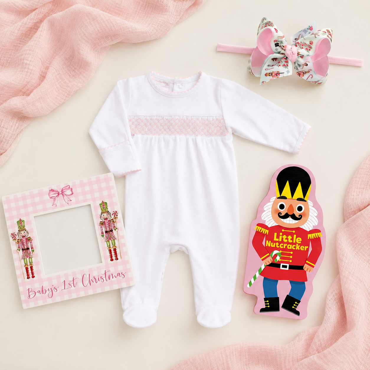 Baby Girl Nutcracker Gift Set - Pastel