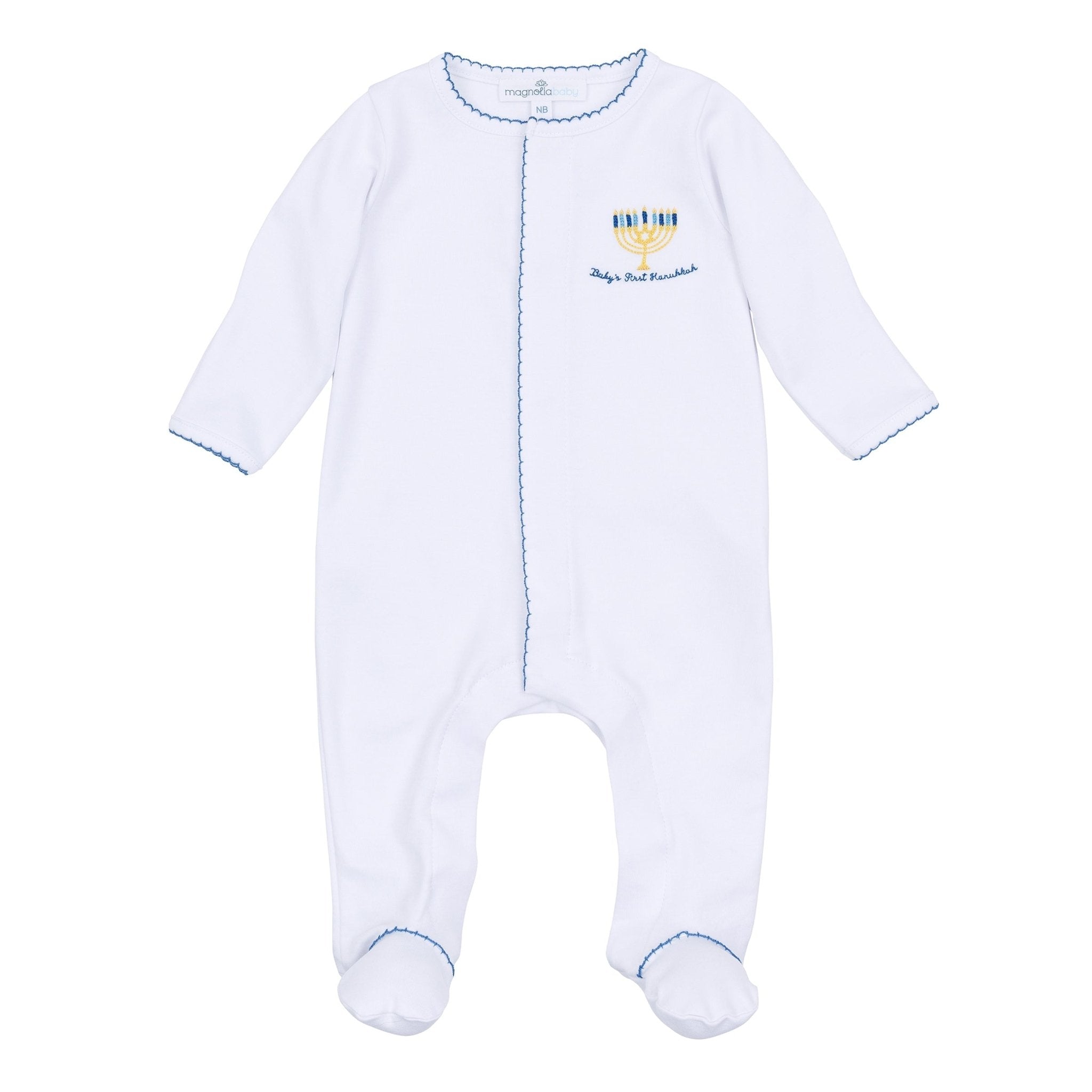 Baby's First Hanukkah Footie - Magnolia BabyFootie