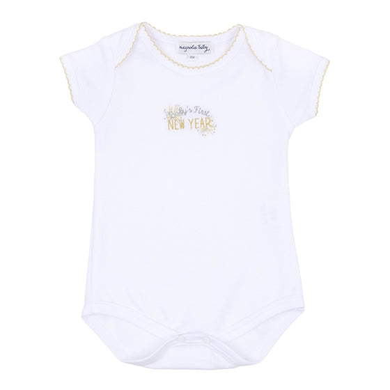 Baby's First New Year Embroidered Bodysuit - Magnolia BabyBodysuit