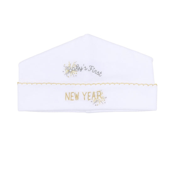 Baby's First New Year Embroidered Hat - Magnolia BabyHat