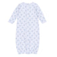 Baby's Teddy Converter - Light Blue - Magnolia BabyConverter Gown
