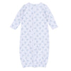 Baby's Teddy Converter - Light Blue - Magnolia BabyConverter Gown
