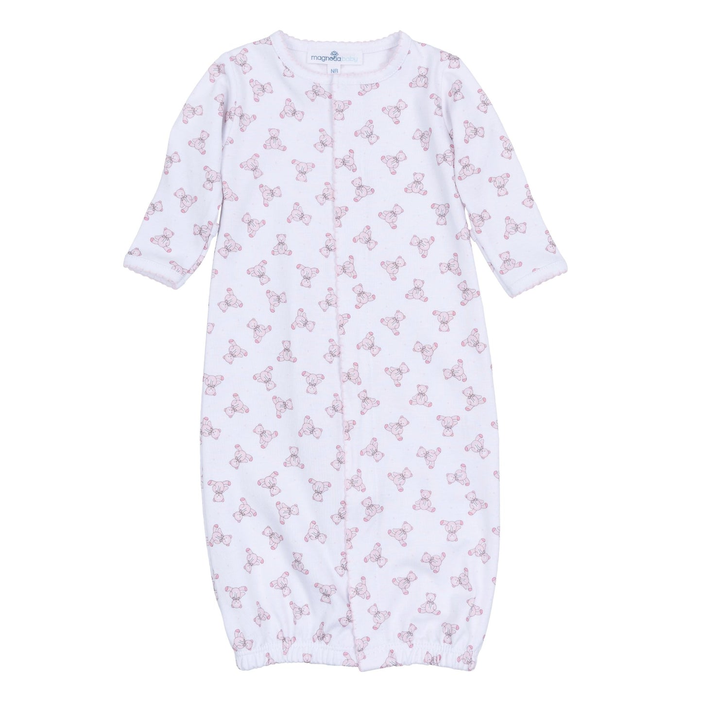 Baby's Teddy Converter - Pink - Magnolia BabyConverter Gown
