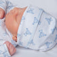 Baby's Teddy Essentials Blue Footie - Magnolia BabyFootie