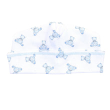  Baby's Teddy Essentials Blue Printed Hat - Magnolia BabyHat