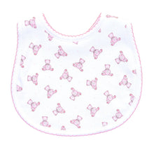  Baby's Teddy Essentials Pink Printed Bib - Magnolia BabyBib