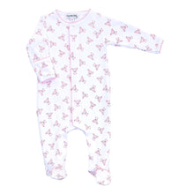  Baby's Teddy Essentials Pink Printed footie - Magnolia BabyFootie