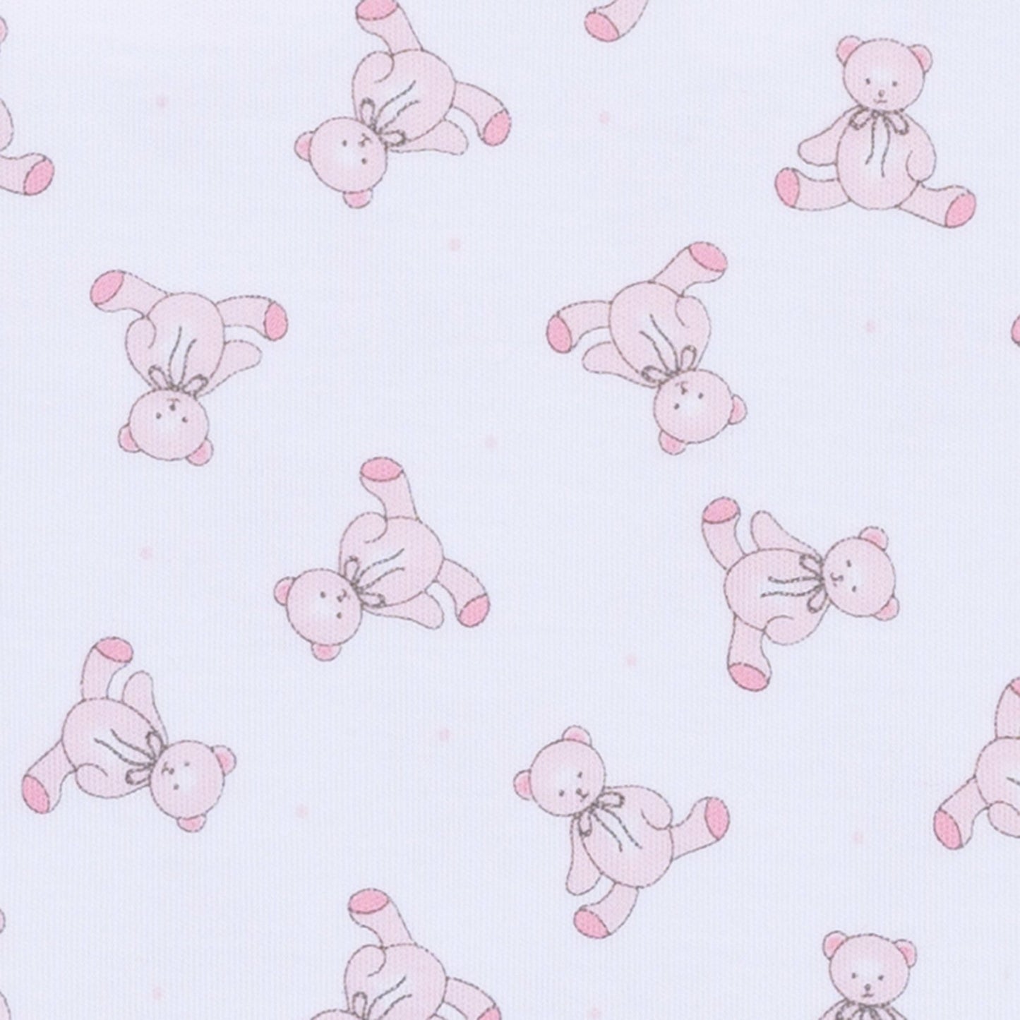 Baby's Teddy Essentials Pink Printed Swaddle Blanket - Magnolia BabySwaddle Blanket