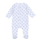 Baby's Teddy Footie - Light Blue - Magnolia BabyFootie