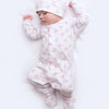 Baby's Teddy Footie - Pink - Magnolia BabyFootie