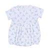 Baby's Teddy Short Sleeve Bubble - Light Blue - Magnolia BabyBubble