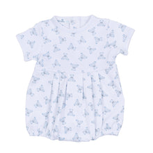  Baby's Teddy Short Sleeve Bubble - Light Blue - Magnolia BabyBubble