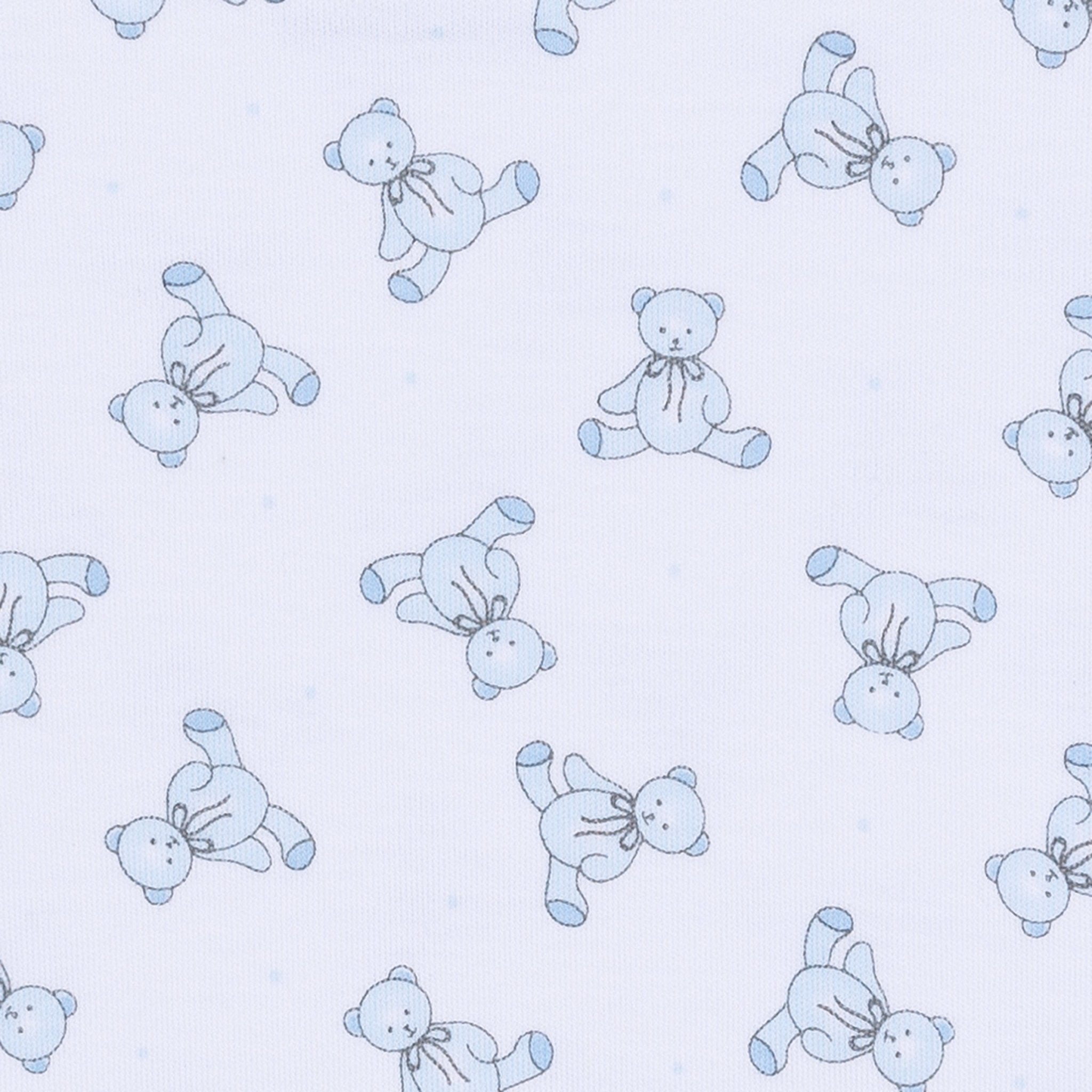 Baby's Teddy Short Sleeve Bubble - Light Blue - Magnolia BabyBubble