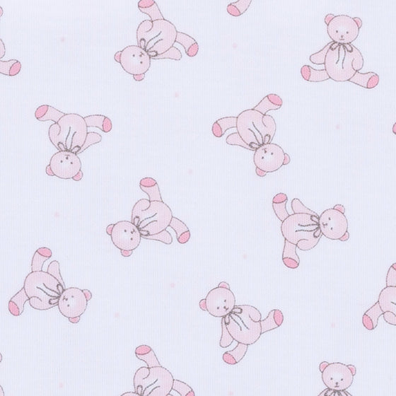 Baby's Teddy Short Sleeve Bubble - Pink - Magnolia BabyBubble