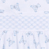 Baby's Teddy Smocked Footie - Light Blue - Magnolia BabyFootie
