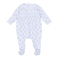 Baby's Teddy Smocked Footie - Light Blue - Magnolia BabyFootie