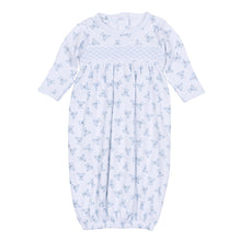  Baby's Teddy Smocked Gown - Light Blue - Magnolia BabyConverter Gown