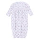 Baby's Teddy Smocked Gown - Pink - Magnolia BabyConverter Gown