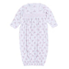 Baby's Teddy Smocked Gown - Pink - Magnolia BabyConverter Gown