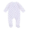 Baby's Teddy Zip Footie - Pink - Magnolia BabyFootie