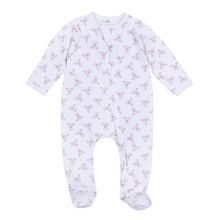  Baby's Teddy Zip Footie - Pink - Magnolia BabyFootie