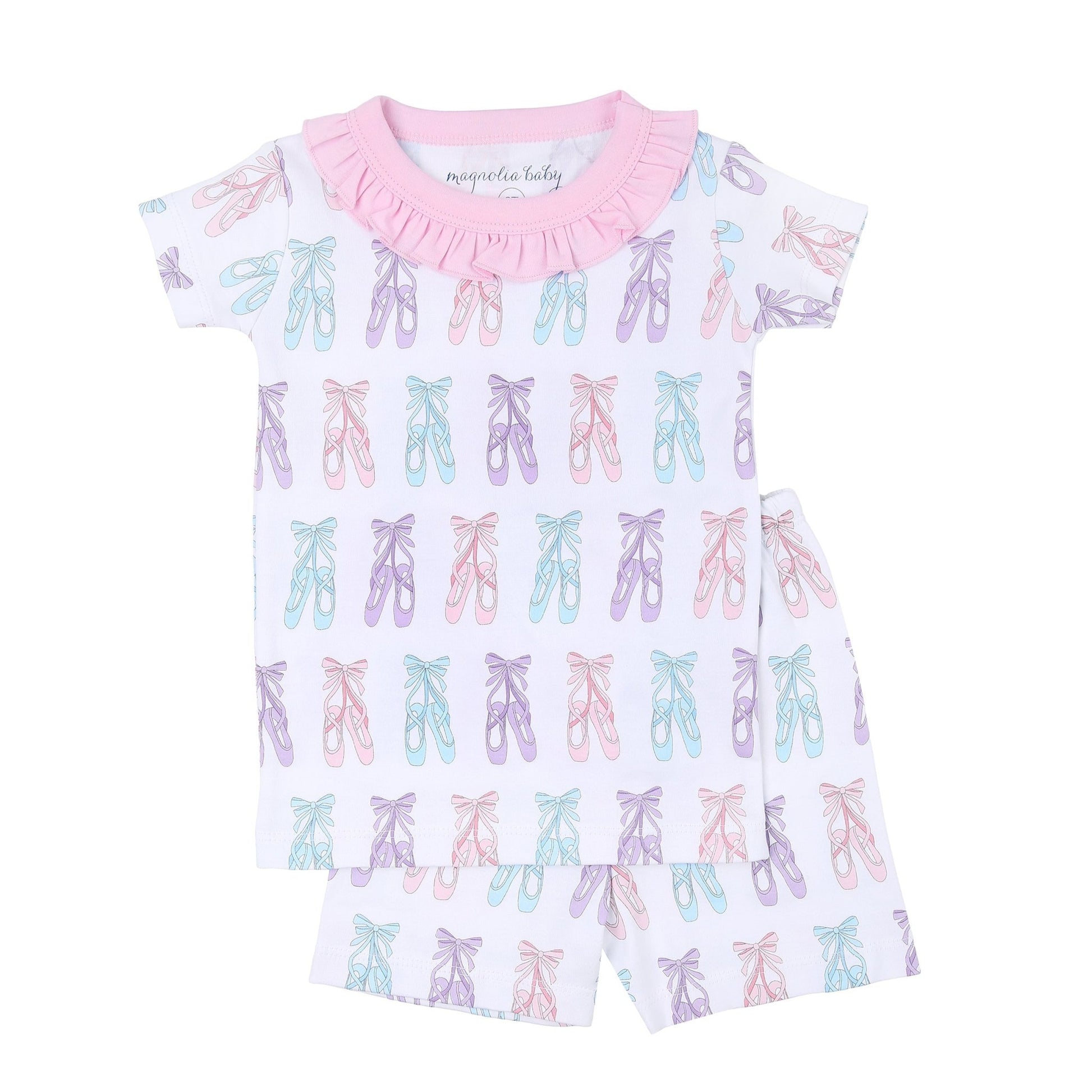 Ballerina Girl Short Pajamas - Magnolia BabyShort Pajamas