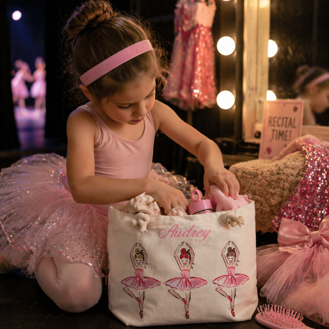 Ballerina Tote - Personalization Available - Magnolia BabyBag