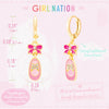 Ballet Huggie Hoop Dangle Earrings - Magnolia BabyEarrings