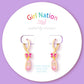 Ballet Huggie Hoop Dangle Earrings - Magnolia BabyEarrings
