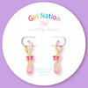 Ballet Huggie Hoop Dangle Earrings - Magnolia BabyEarrings