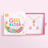 Ballet Necklace & Pierced Earrings Gift Set - Magnolia BabyGift Set